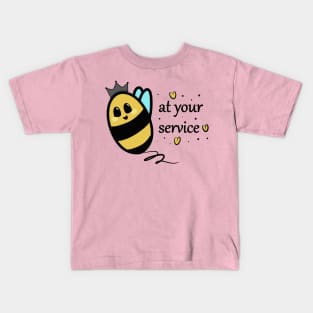 Queen Bee at Your Service Kids T-Shirt